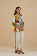 Brush Effect Print Co-ord Set- Inchingindia