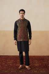 Meher Kaani Jacquard Jacket with Kurta & Pant