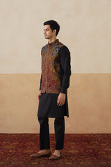 Meher Kaani Jacquard Jacket with Kurta & Pant