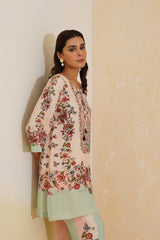 Dariya Floral Matching Kurta Pant set for women