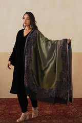 Antique Gold Paisley Drape