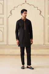 Meher Black Embroidered Kurta & Pant