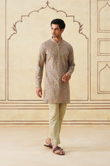 Meher Mint Green Embroidered Kurta Pant