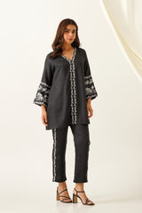 Black White Elegance womens Suit Set