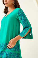 Contrast Emerald Green Co-ord Set