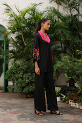 Fusion Black Embroidered Set