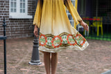 Beautiful Earth Tone Ombre Dress for women-Inching India