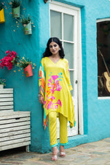 Green Haven Kaftan Set Online for women-inching india