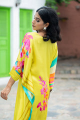 Green Haven Kaftan Set Online for women-inching india