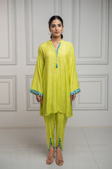 latest Meadow Green Suit Set for women - inching india