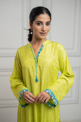 latest Meadow Green Suit Set for women - inching india