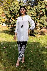Ziya Ivory Cutwork Salwar Set