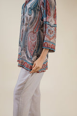 Paisley Printed Top