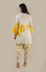 Seher Yellow Floral Printed Suit