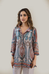 Paisley Printed Top