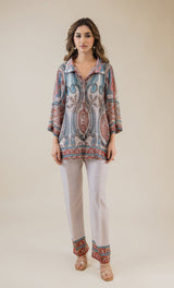Paisley Printed Top