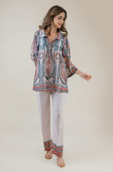 Paisley Printed Top