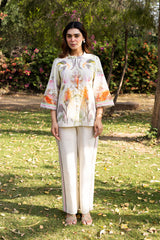 Ziya Floral Printed Linen Set
