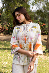 Ziya Floral Printed Linen Set