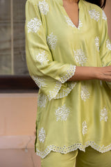 Ziya Green Broderie Set