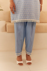 Powder Blue Ombre Suit Set