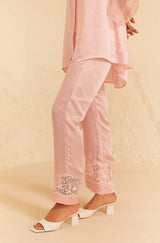 Baby Pink Embroidered Co-ord Set