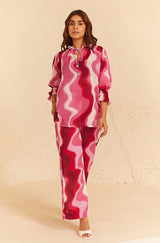 Pink Printed Co-ord Set