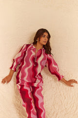 Pink Printed Co-ord Set