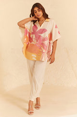 Abstract Kaftan Set