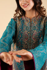 Teal Blue Kaani Set