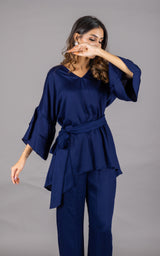 Flowy Navy Blue Co-ord Set