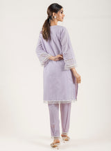 LILAC EMBROIDERED WOMEN'S SUIT SET