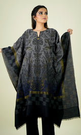 WOOLLEN 0MBRE KAFTAN