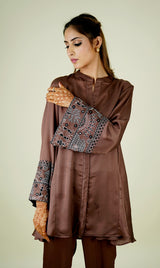 Coffee Brown Co-Ord Set For Women Online India