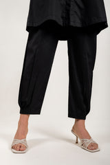 BLACK EMBROIDERED SUIT SET