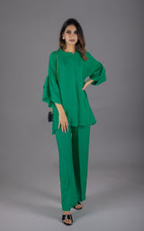 Flowy Emerald Green Co-ord Set