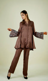 Coffee Brown Co-Ord Set For Women Online India