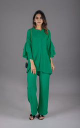 Flowy Emerald Green Co-ord Set