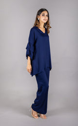 Flowy Navy Blue Co-ord Set