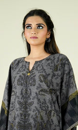 WOOLLEN 0MBRE KAFTAN