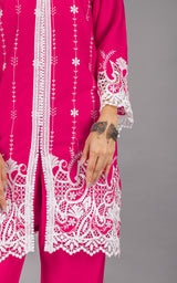 Umang Hot Pink Set with Dupatta