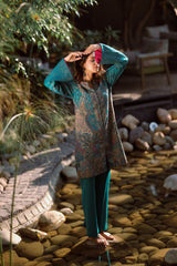 Teal Blue Kaani Set