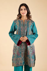 Teal Blue Kaani Set
