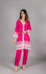 Umang Hot Pink Set with Dupatta