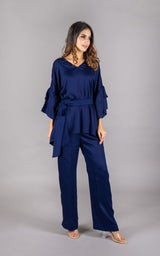 Flowy Navy Blue Co-ord Set