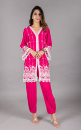 Umang Hot Pink Set with Dupatta