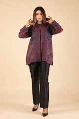 NAVY BLUE WOOLLEN CAPE