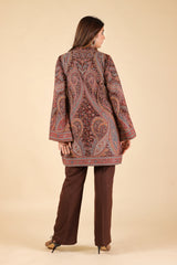 Brown Kaani Set- Inching India