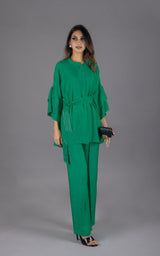 Flowy Emerald Green Co-ord Set