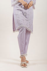 LILAC EMBROIDERED WOMEN'S SUIT SET